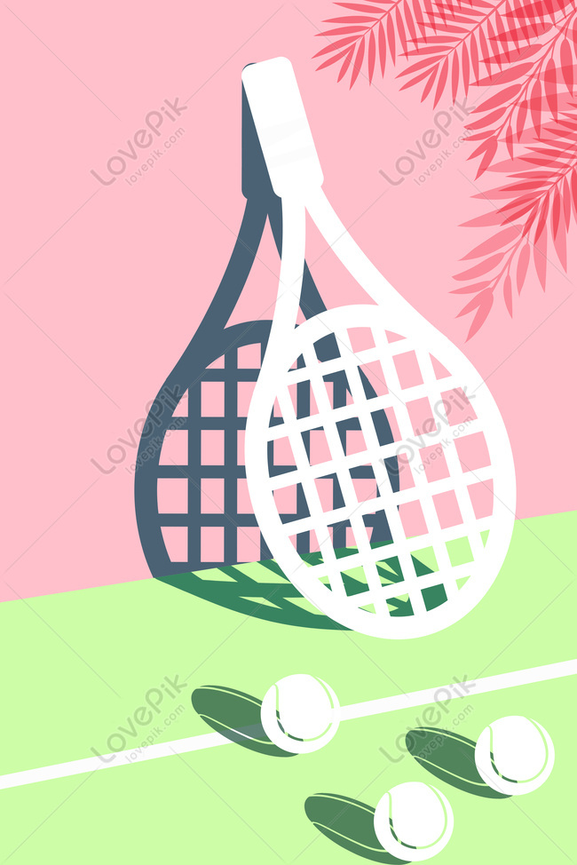 Minimalist Style Sports Meeting Tennis Court Poster Background Download  Free | Poster Background Image on Lovepik | 605683467