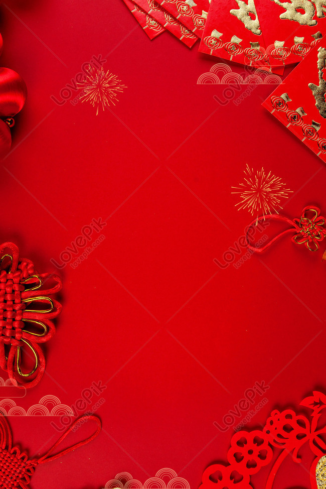 New Year Red Background Minimalist Poster Banner Background Download Free |  Poster Background Image on Lovepik | 605773542