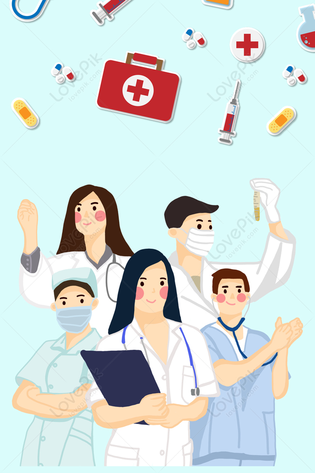 Background Latar Belakang Universal Kartun Dokter Hari Gambar Untuk