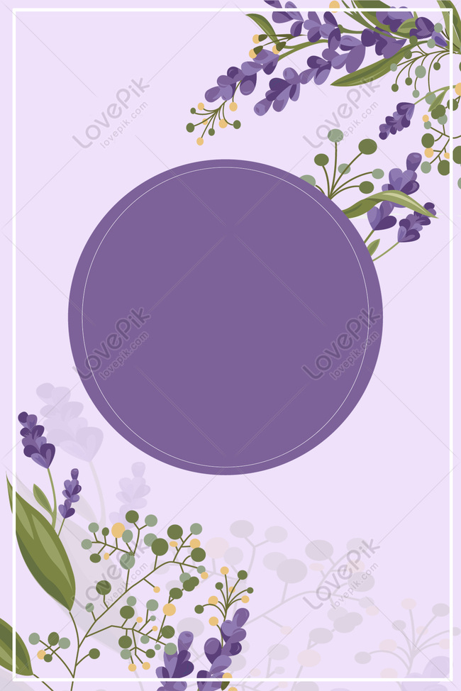 Purple Invitation Fresh And Elegant Advertising Background Download Free |  Poster Background Image on Lovepik | 605635985