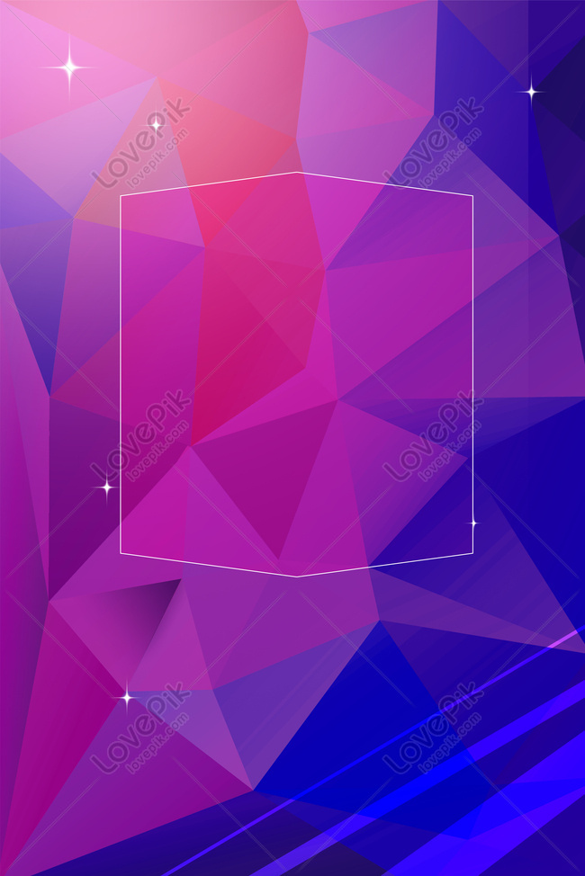 Red And Blue Color Background Low Poly Starlight Poster Download Free |  Poster Background Image on Lovepik | 605696406