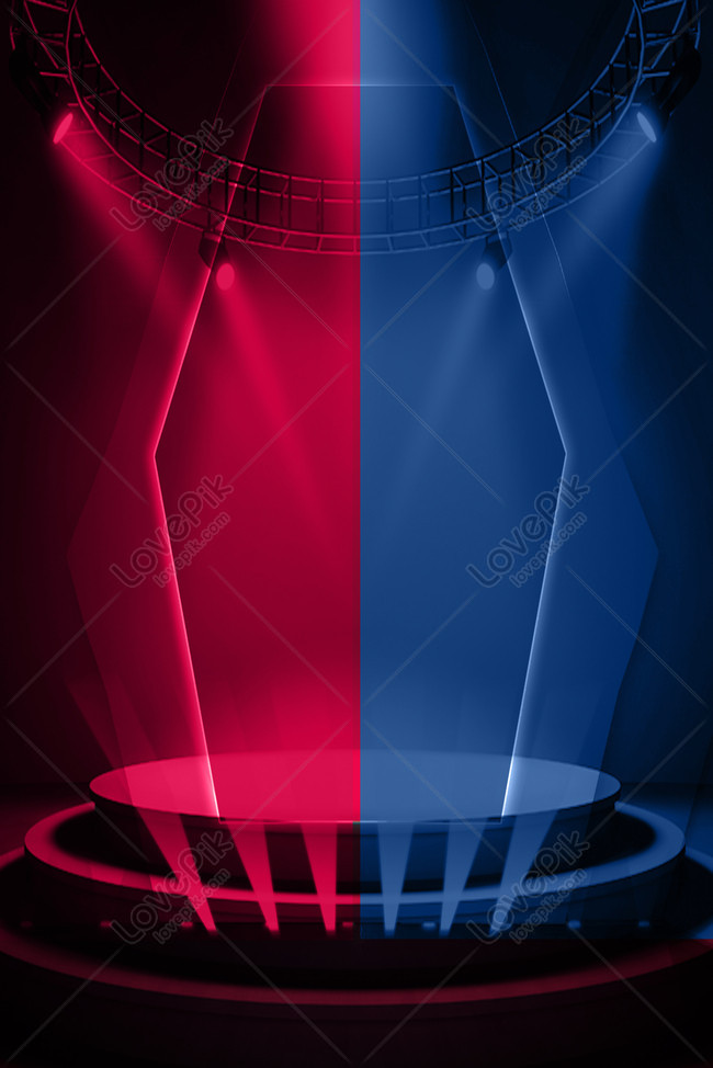 Red And Blue Color Background Stage Light Effect Poster Download Free |  Poster Background Image on Lovepik | 605696410
