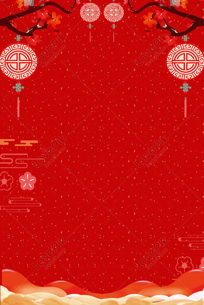 Red Chinese New Year Antique Theme Poster Download Free | Poster Background  Image on Lovepik | 605762822