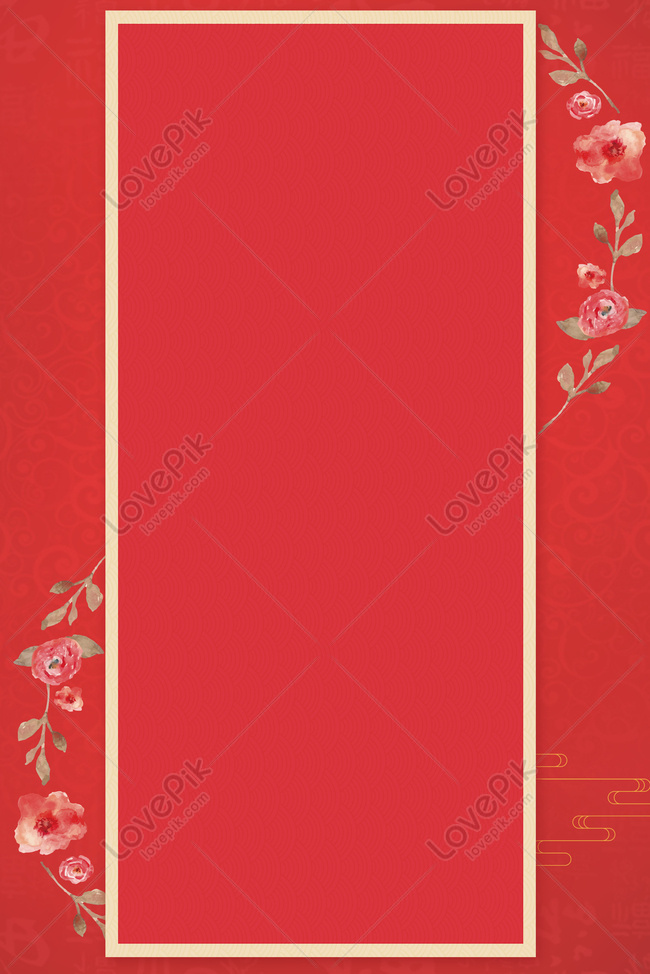 Red Chinese New Year Theme Poster Download Free | Poster Background Image  on Lovepik | 605761466