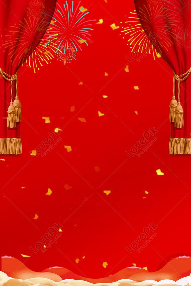 Red Festive Chinese New Year Theme Poster Download Free | Poster Background  Image on Lovepik | 605719181