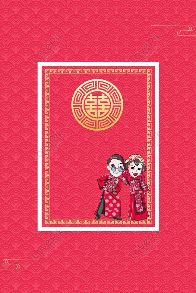 Red Wedding Wedding Invitation Background Download Free | Poster Background  Image on Lovepik | 605665729