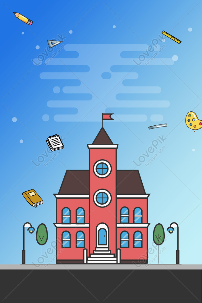 School Leave School Back To School Poster Download Free | Poster Background  Image on Lovepik | 605655473