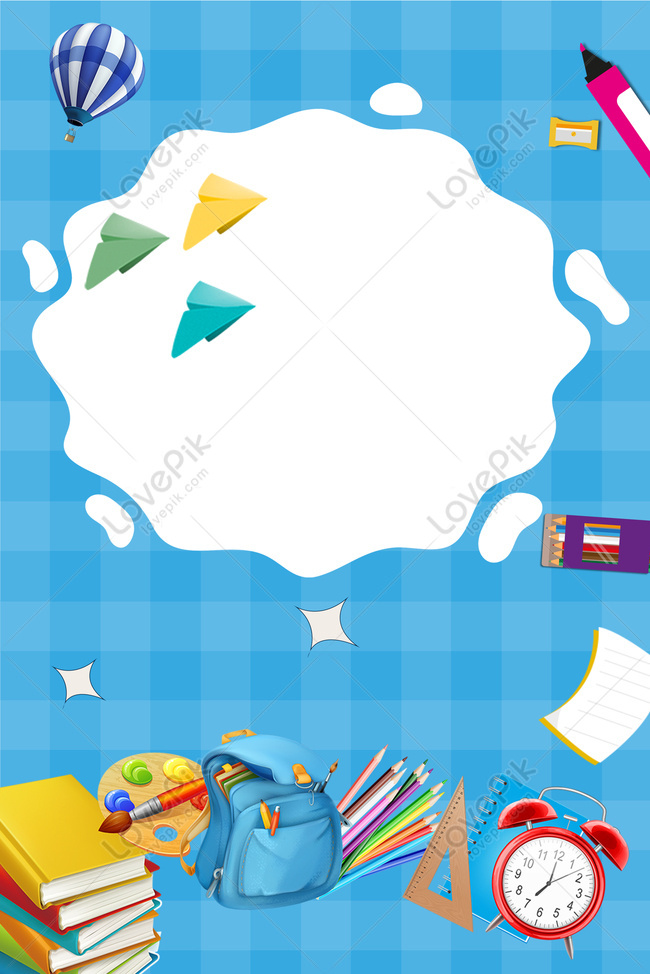 School Leave School Back To School Poster Download Free | Poster Background  Image on Lovepik | 605655596