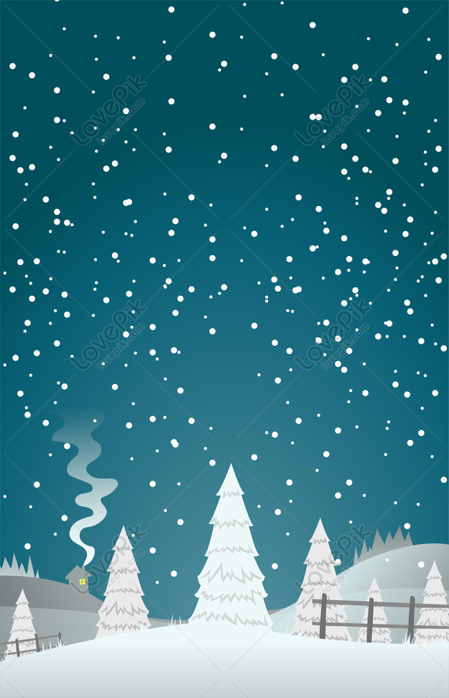 Simple And Beautiful Winter Snow Background Material Download Free | Poster  Background Image on Lovepik | 605821701