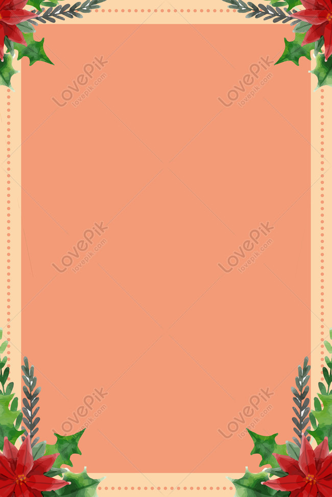 Simple Fresh Orange Flowers Flowers Border Poster Background Download Free  | Poster Background Image on Lovepik | 605766241