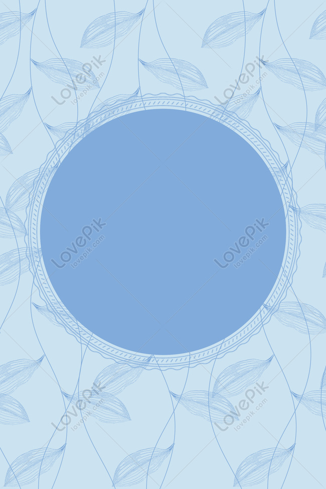 Simple Leaf Shading Atmospheric Blue Background Download Free | Poster  Background Image on Lovepik | 605817654