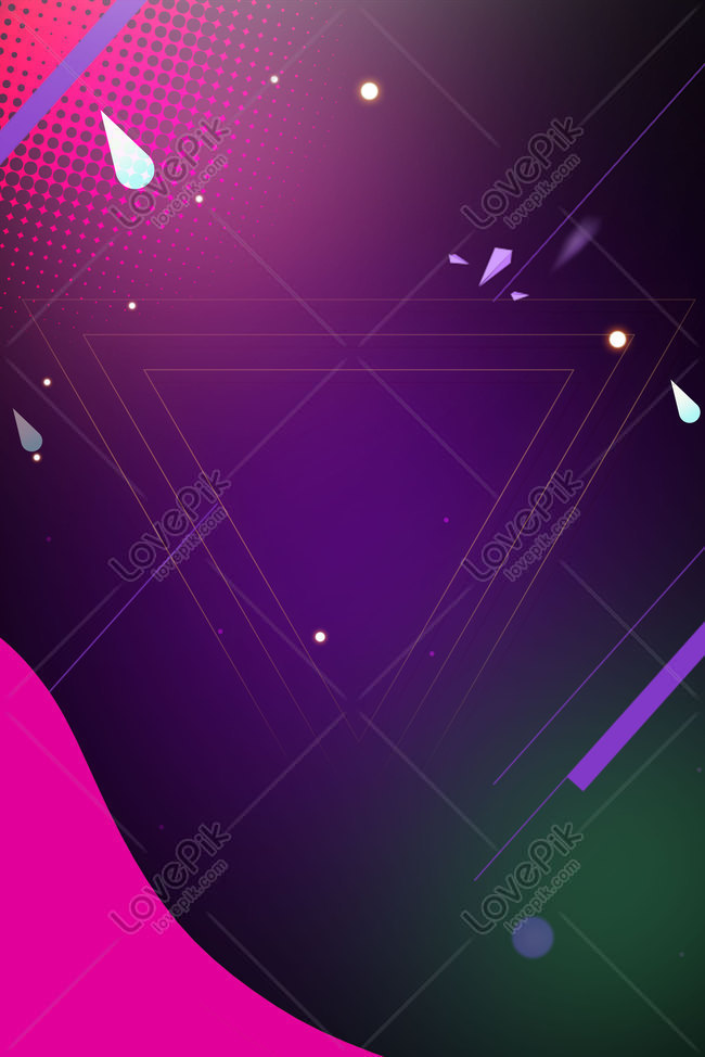 Simple Neon Flat Geometric Stereo Poster Download Free | Poster Background  Image on Lovepik | 605804490