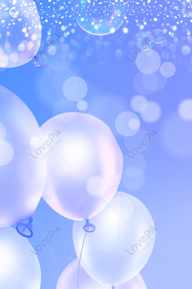 Simple Small Fresh Beautiful Bubble Balloon Background Poster Download Free  | Poster Background Image on Lovepik | 605760324