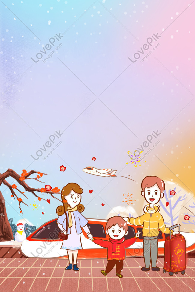 Spring Festival Home Reunion Poster Download Download Free | Poster ...