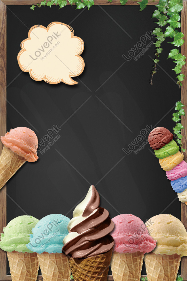 Summer Simple Ice Cream Poster Download Free | Poster Background Image on  Lovepik | 605636061
