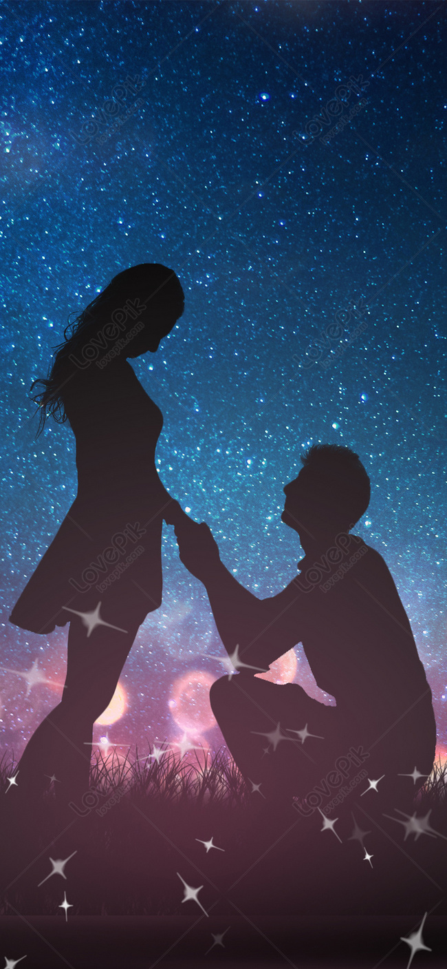 星の下のカップル携帯電話壁紙イメージ 背景 Id Prf画像フォーマットjpg Jp Lovepik Com