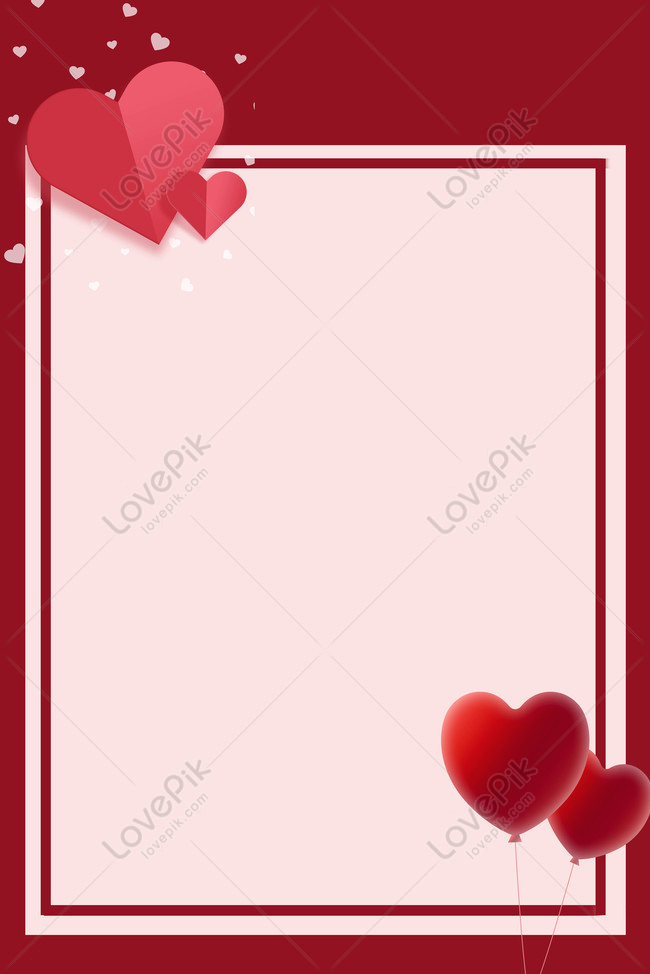 Valentines Day Minimalistic Red Poster Background Download Free | Poster  Background Image on Lovepik | 605811988