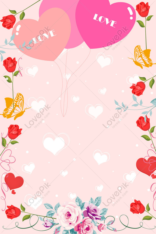 Carte d'Amour Love Coeur rose 16.5x16.5 cm Aerial Editor
