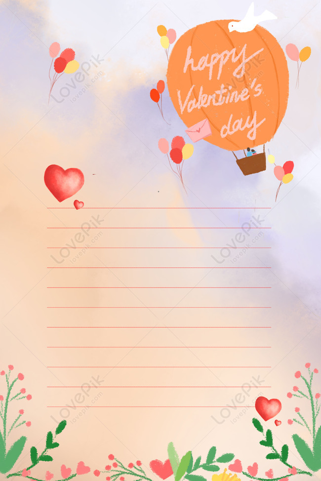 발렌타인 데이 편지지 스타일 포스터 배경 이미지, Hd 발렌타인 데이, 편지지, 편지 쓰기 배경 사진 무료 다운로드 - Lovepik