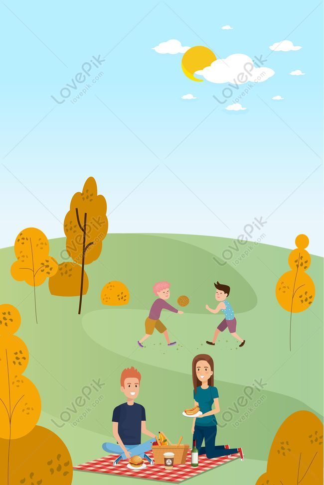 Vector Autumn Equinox Picnic Background Download Free | Poster Background  Image on Lovepik | 605696254