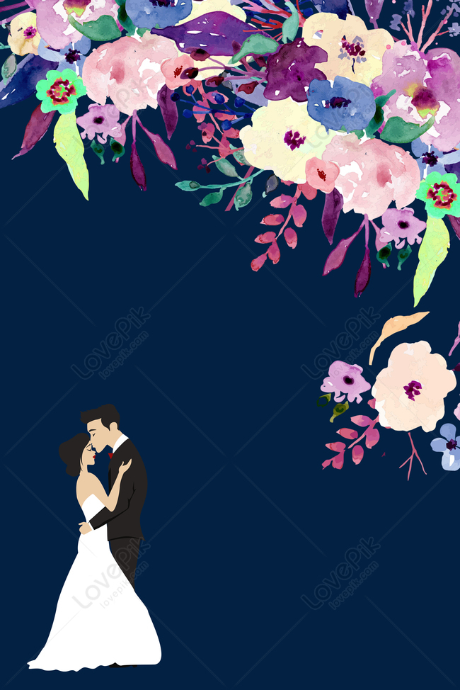 Wedding Invitation Fresh And Literary Download Free | Poster Background  Image on Lovepik | 605664697