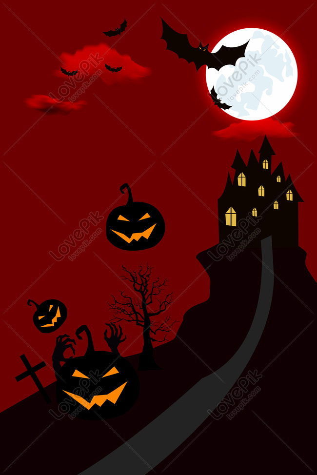Western Ghost Festival Halloween Cartoon Background Download Free | Poster  Background Image on Lovepik | 605741423