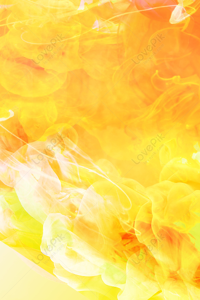 Yellow Gradient Smoke Rendering Beautiful Poster Download Free | Poster  Background Image on Lovepik | 605674145