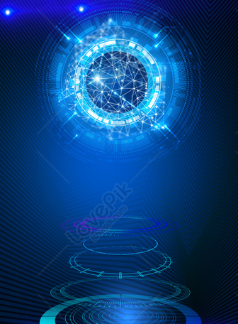 Technology Big Data Poster Background Download Free | Poster Background ...