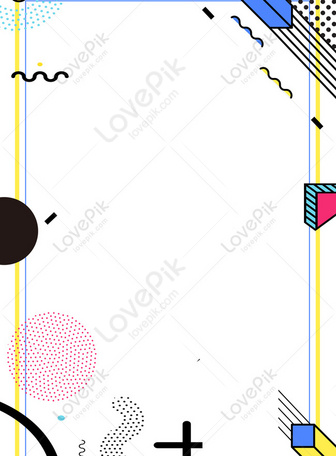 Minimalistic Geometric Border Poster Download Free | Poster Background ...