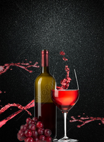 HD Red Wine Packaging Labels Poster Background Images & Free Red Wine ...