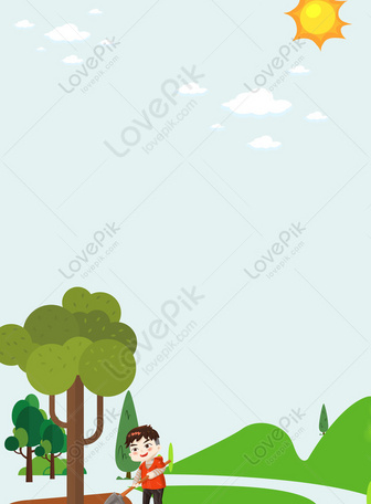 Cartoon Tree Planting Images, HD Pictures For Free Vectors Download ...