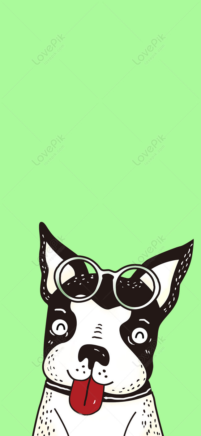Cartoon Dog Mobile Wallpaper Images Free Download on Lovepik | 400392868