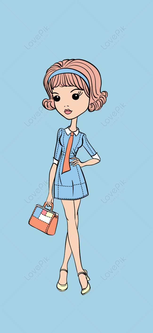 Cartoon Girls Mobile Wallpaper Images Free Download on Lovepik | 400393081