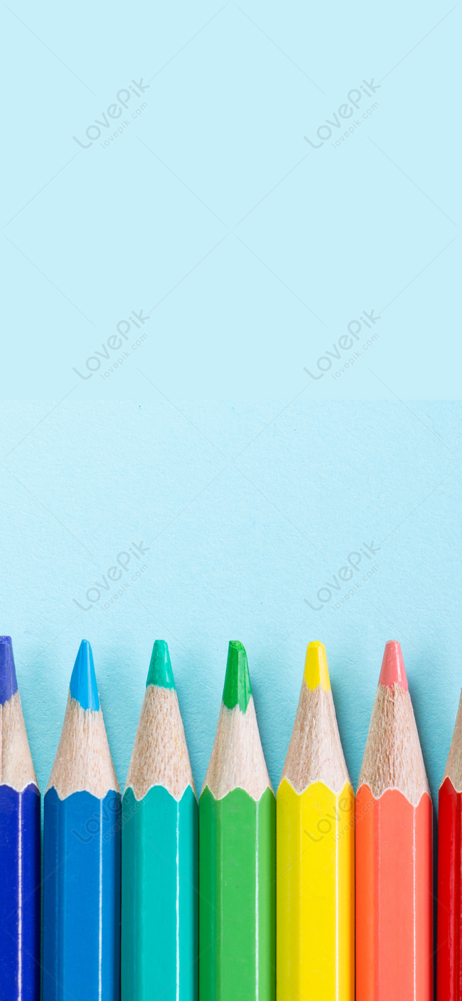 Color Pencil Mobile Phone Wallpaper Images Free Download on Lovepik |  400484012