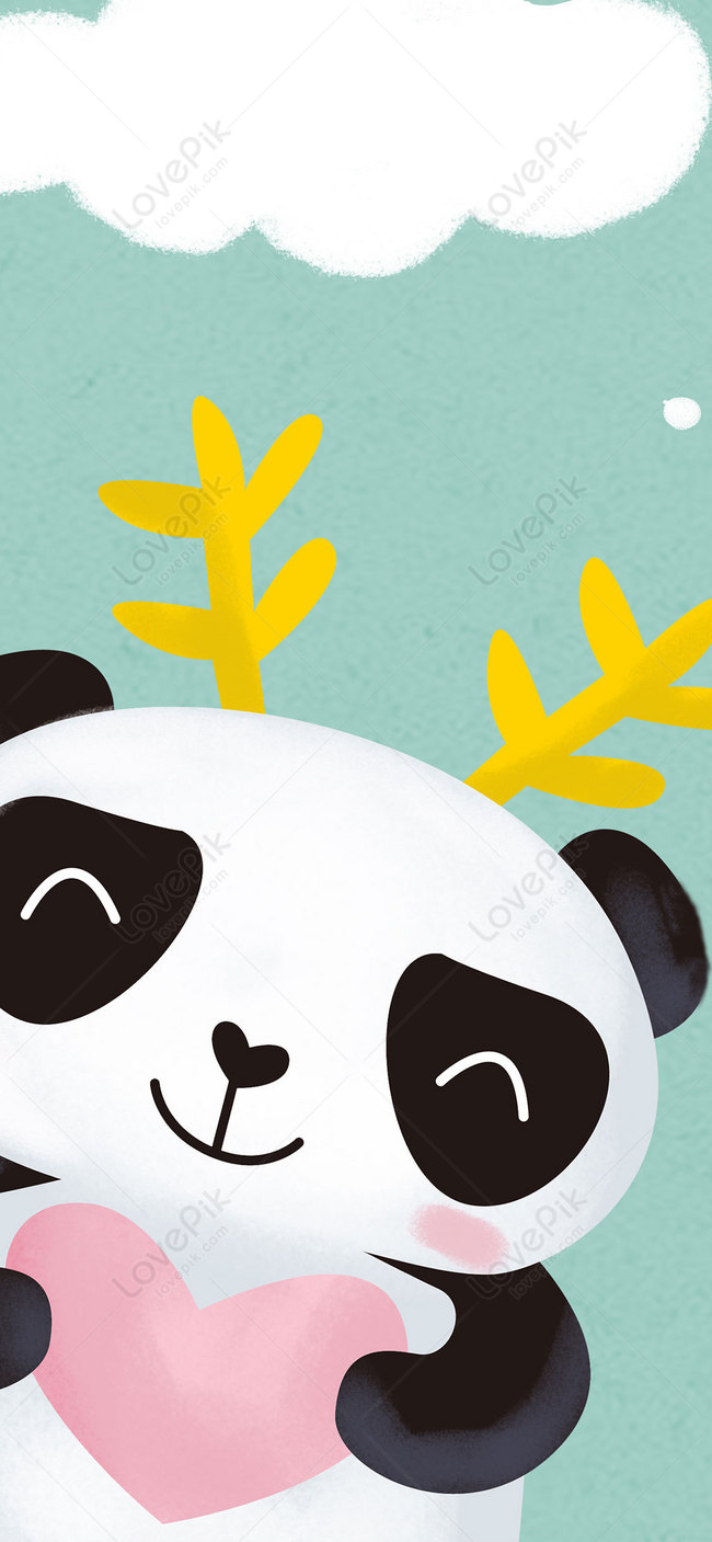 Cute Panda Mobile Wallpaper Images Free Download on Lovepik | 400386845