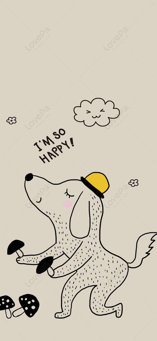 Dog Cute Mobile Phone Wallpaper Images Free Download on Lovepik | 400397262