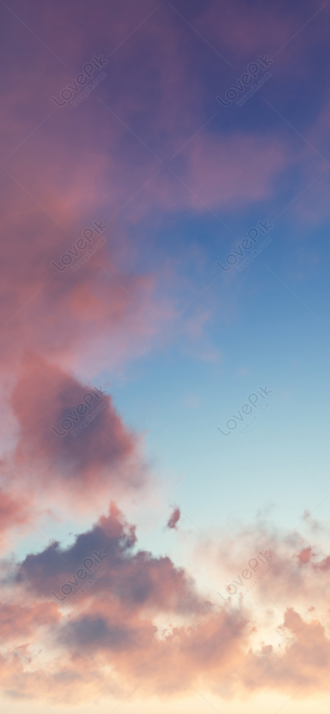 Evening Sky Mobile Phone Wallpaper Images Free Download on Lovepik |  400458893