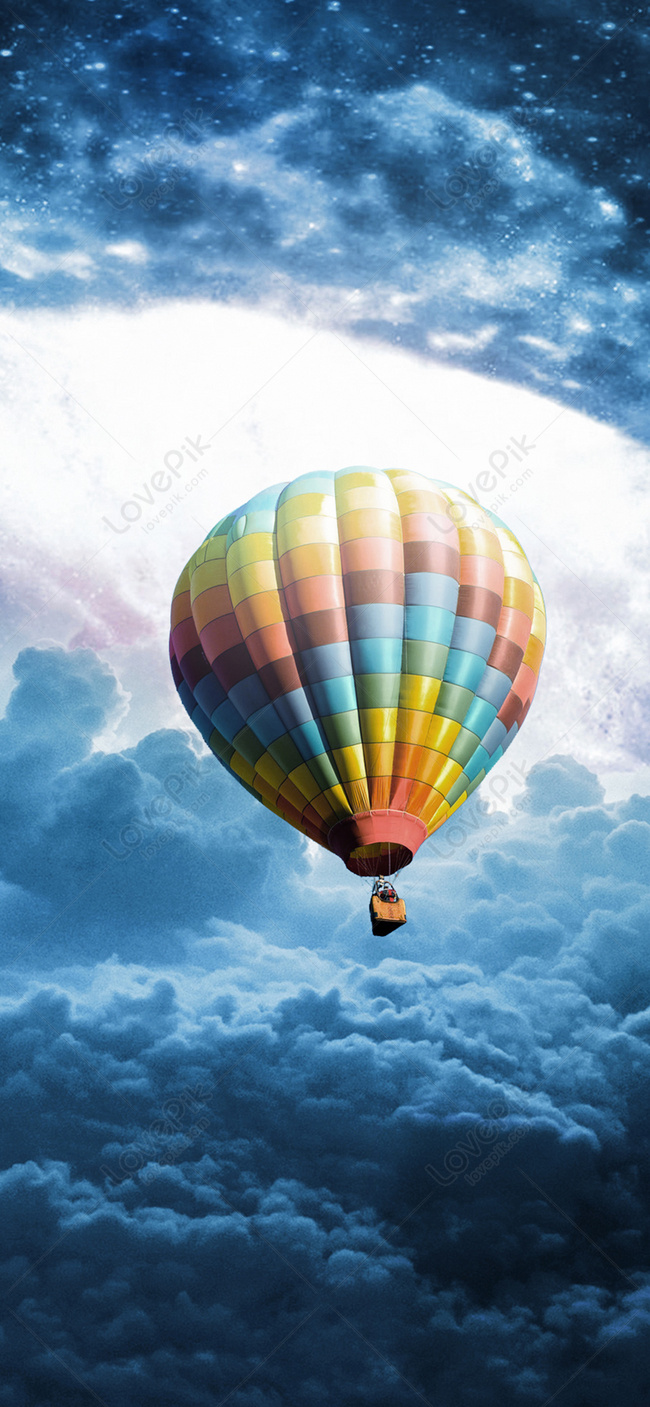 Hot Air Balloon Mobile Phone Wallpaper Images Free Download on Lovepik |  400459506