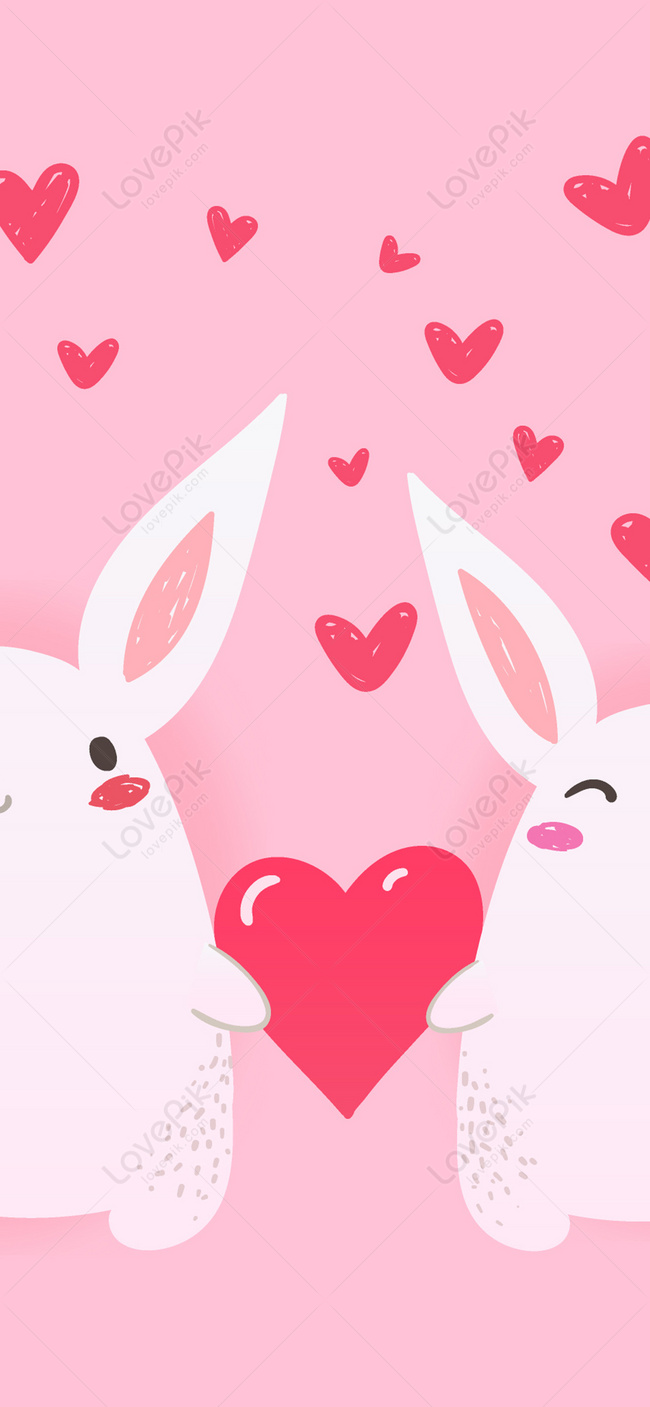 Little Rabbit Love Mobile Phone Wallpaper Images Free Download on ...