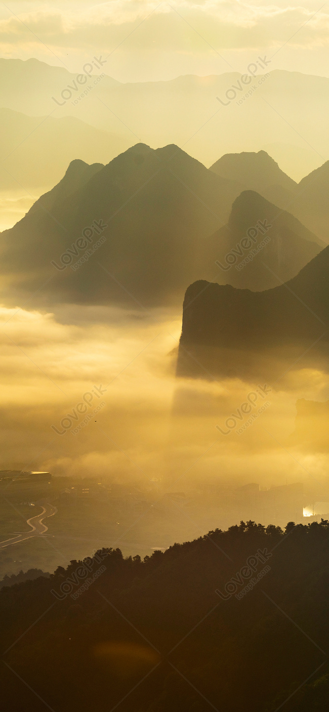Hình Nền Núi Phong Cảnh Hình Nền điện Thoại Di động, HD và Nền Cờ đẹp trung  quốc gió, mây, wonderland để Tải Xuống Miễn Phí - Lovepik