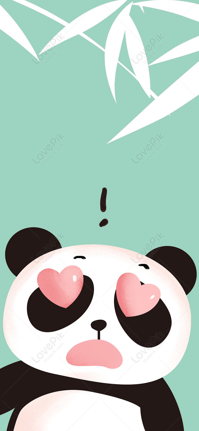 Fondo De Pantalla Móvil Panda Imagen de Fondo Gratis Descargar en Lovepik
