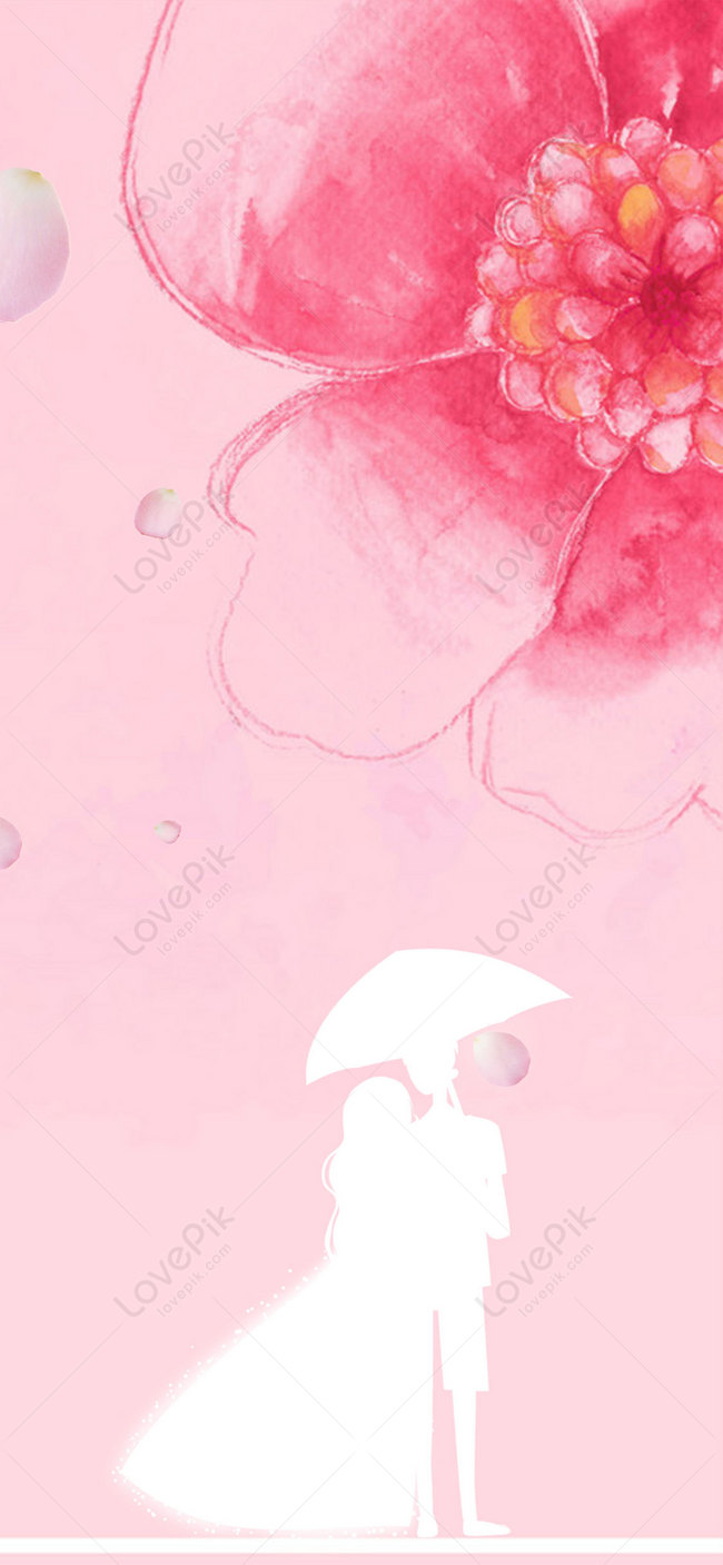 Pink Phone Wallpaper For Couples Images Free Download on Lovepik | 400387272