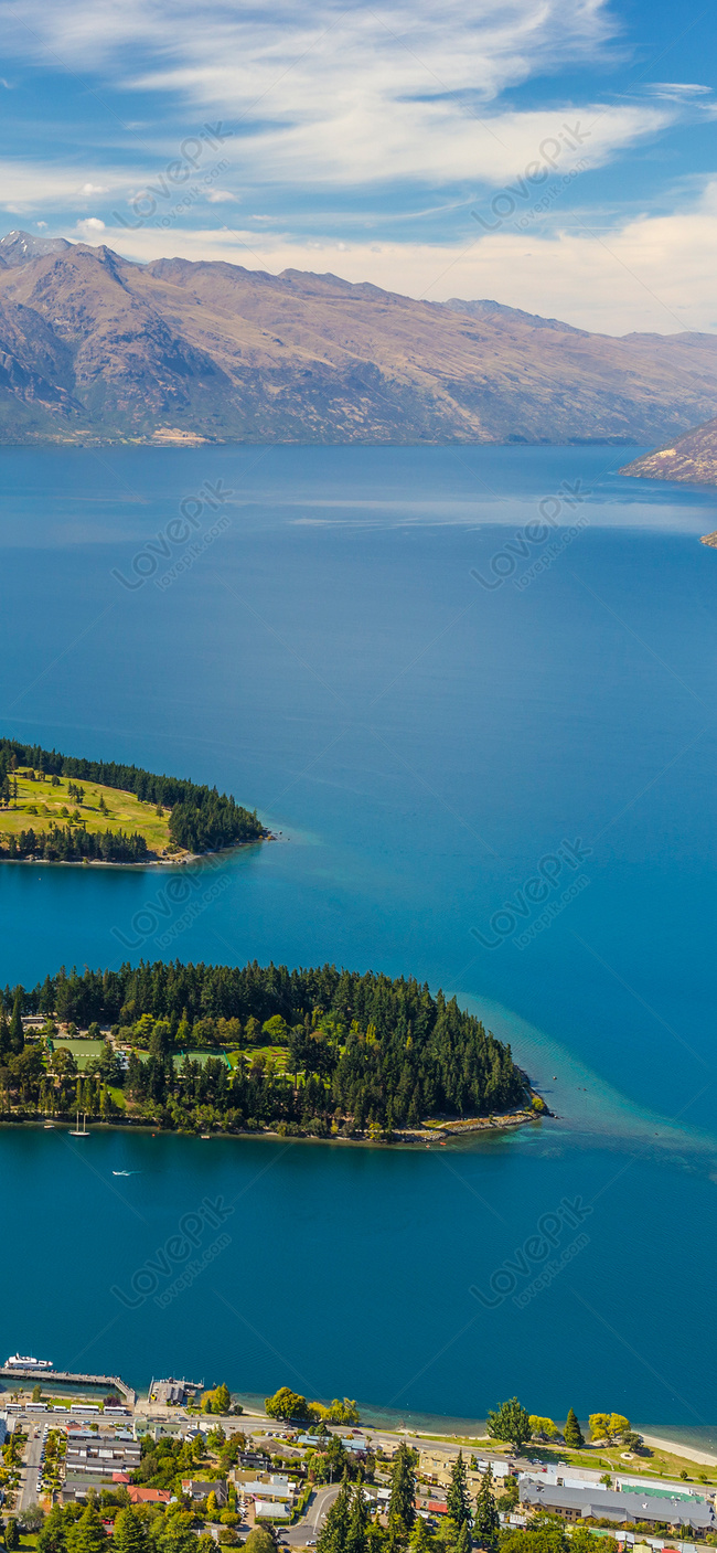 Queenstown панорамные обои для мобильного телефона изображение_Фото номер  400414358_JPG Формат изображения_ru.lovepik.com