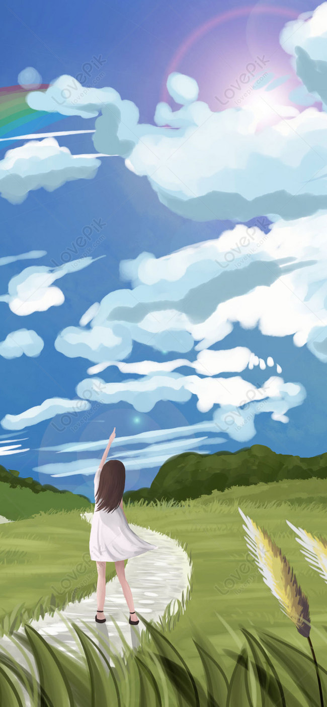 Hình nền Hình ảnh Nền Anime Nhỏ Tươi Mát, Nhỏ Tươi, Xinh đẹp, Anime  Background Vector để tải xuống miễn phí - Pngtree