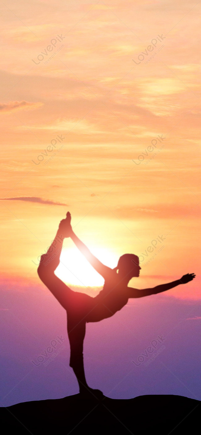 Yoga Mobile Phone Wallpaper Images Free Download on Lovepik | 400386171