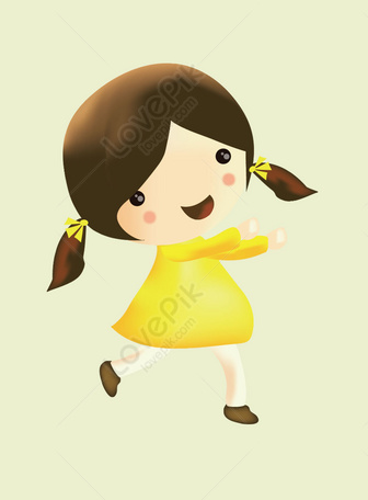 Cute Girl Cartoon Wallpaper Images, HD Pictures For Free Vectors Download -  