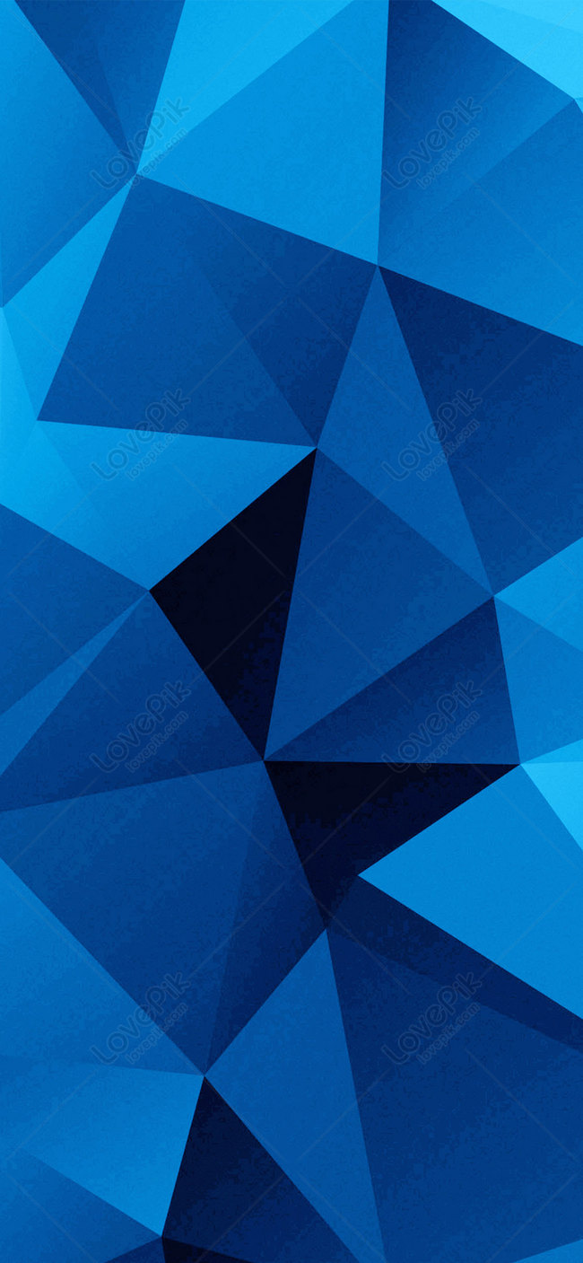 Blue Geometry Mobile Phone Wallpaper Images Free Download on Lovepik |  400620838
