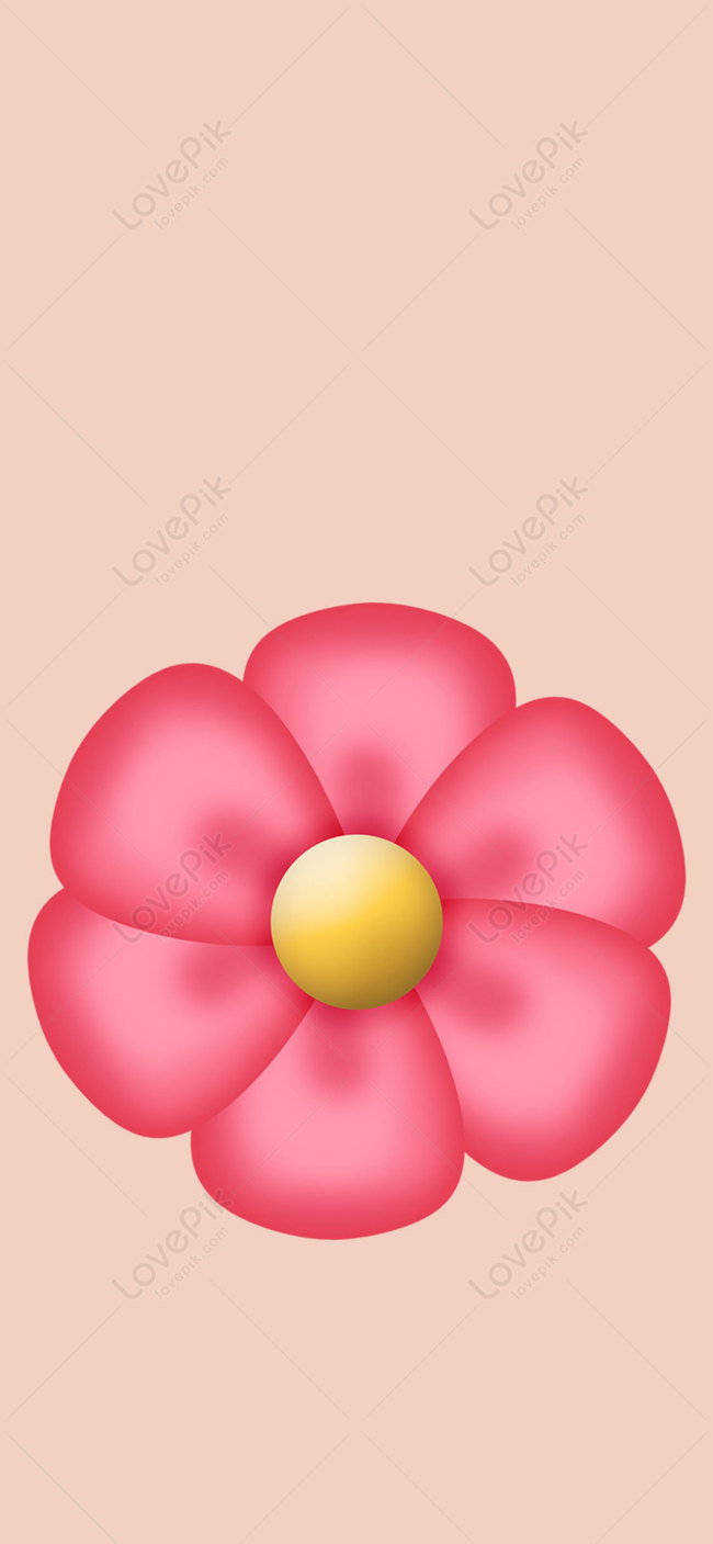 Cartoon Flower Mobile Phone Wallpaper Images Free Download on Lovepik |  400532239