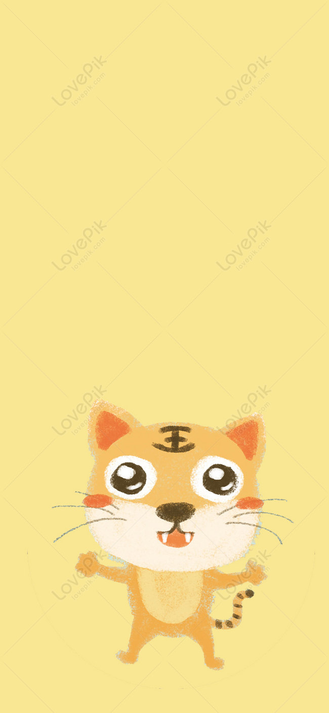 Cartoon Tiger Mobile Wallpaper Images Free Download on Lovepik | 400532113