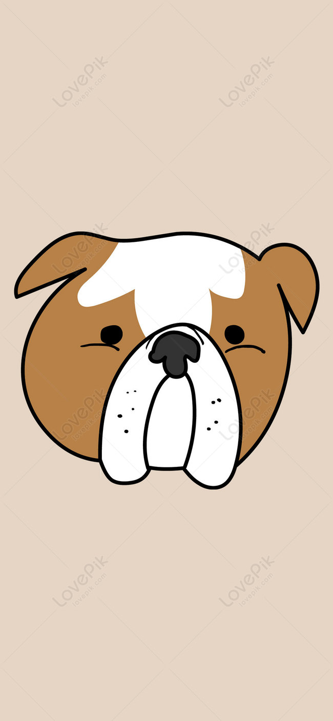 Cute Cartoon Dog Mobile Wallpaper Images Free Download on Lovepik |  400512731